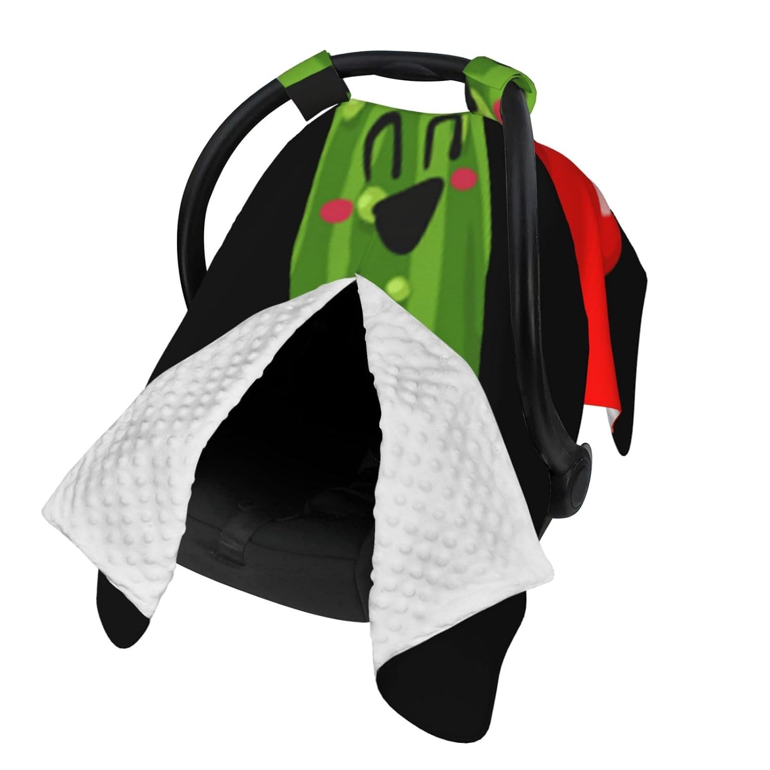 I Love Pickles Baby Car Seat Cover & Breastfeeding Nursing Cover - Breathable Stretch Fabric Multi-Use Nursing Cover for Breastfeeding
