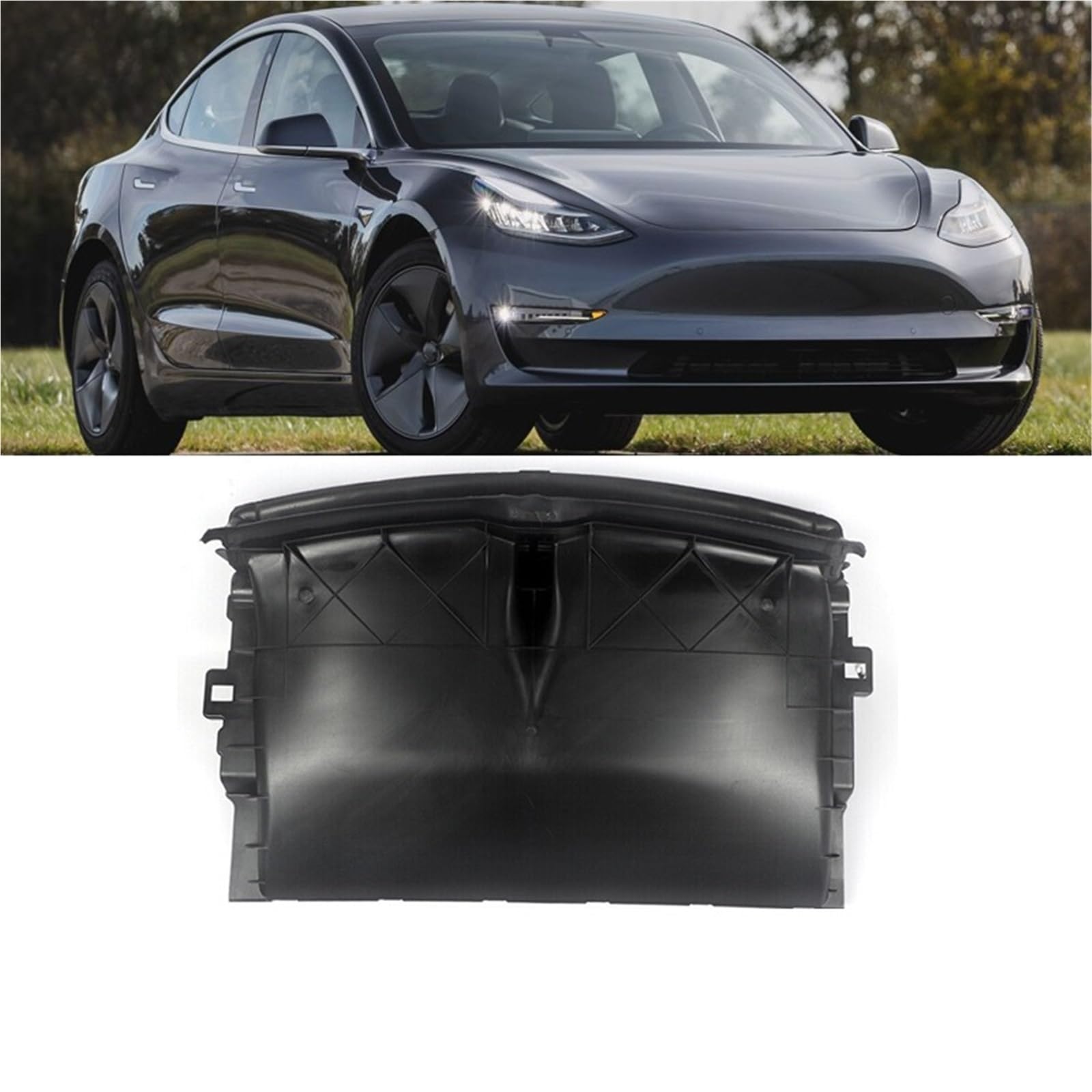 Do Tesla Model 3 M3 chłodnicy Kratka wlotu powietrza | Aktywna osłona chłodnicy chłodzącej W
