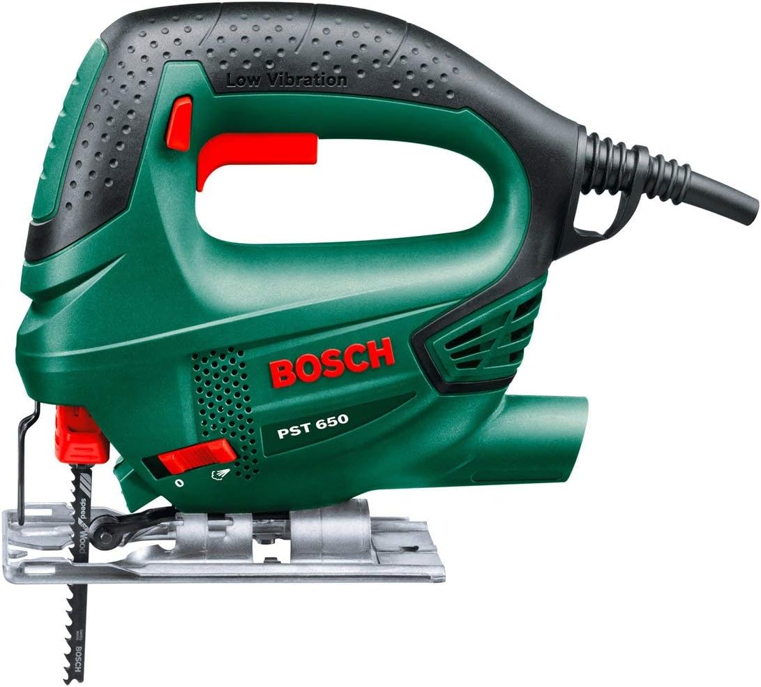 Bosch Jig Saw PST 650, convenient sawing - even for beginners | Model: 06033A0770 with 1 year warranty