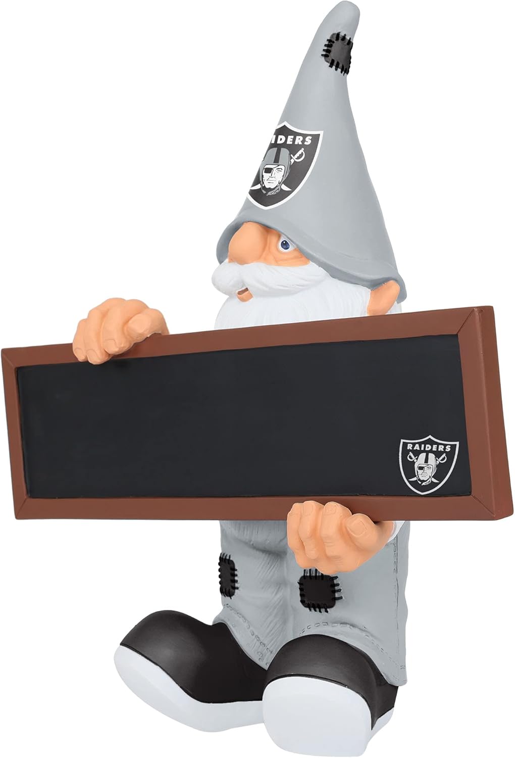 FOCO NFL Unisex-Adult NFL Team Logo Chalkboard Sign Garden Statue Outdoor Gnome 11"