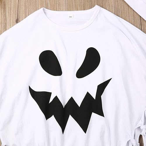 Miniatura 4 de Disfraces de Halloween para niños y niñas pequeños, capa con capucha y cara de fantasma, capa para fiesta, cosplay, ropa