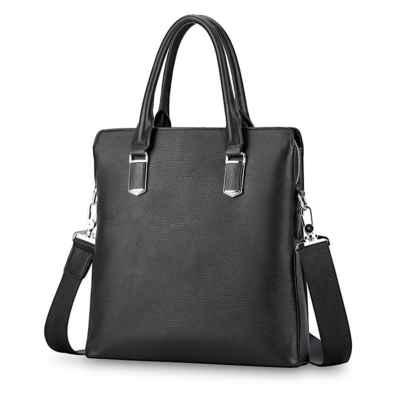 Vertical Briefcase Men's Tote Business Crossbody Bag Large Capacity Men's Bag2