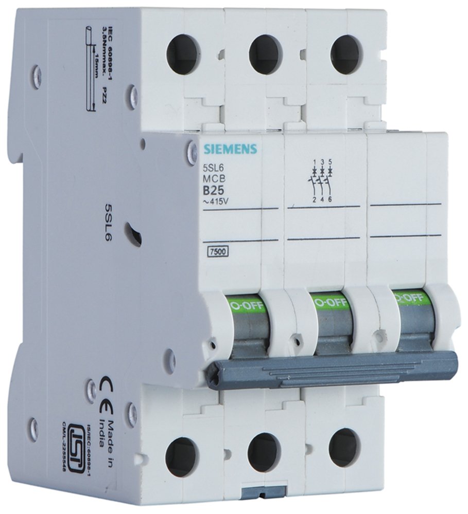 Siemens 5SL63047RC-4A 3P 3MW 7.5kA TYPE:"C" AC:240/415V 50-60Hz MCB-image-27