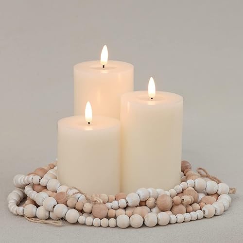 Miniatura 184 de Angelloong Velas parpadeantes de cristal transparente, sin llama, funcionan con control remoto y baterías, velas LED con temporizador, románticas