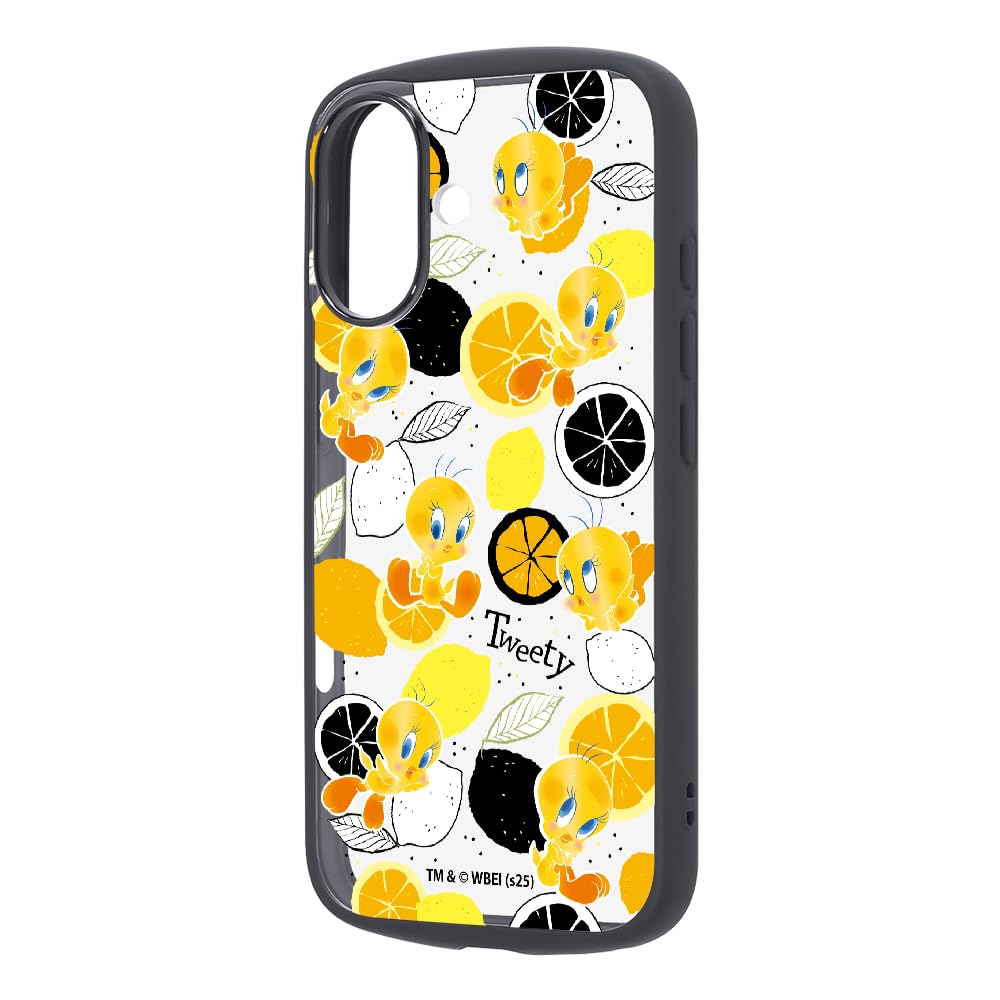 iPhone 16 用 ケース iPhone 16 用 トゥイーティー クリア レイアウト 耐衝撃 衝撃吸収 カメラ保護 レンズ保護 四隅ガード 滑り止め 指紋防止 汚れにくい ストラップホール付き ワイヤレス充電対応 Qi充電対応 精密設計 おしゃれ かわいい 大人可愛い シンプル 北欧風 洗練されたデザイン スリム