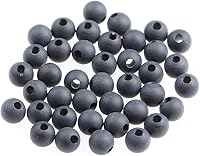 Vista 23 de AD Beads Cuentas de gema natural de 8 mm redondas sueltas con gran agujero de 2,5 mm, 40 piezas (turquesa africana)