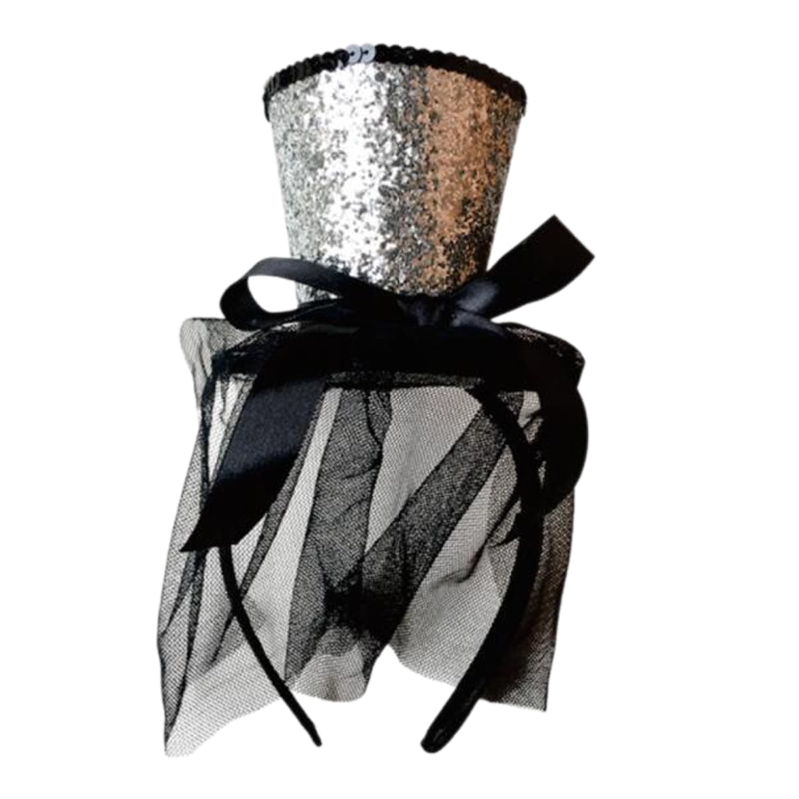 ZIDDAR Veil Top Hat Fascinators Hair Hoop Tea For Girls Kids Vintage Pillbox Tea Fascinators Halloween Halloween Party Hats - Image 9