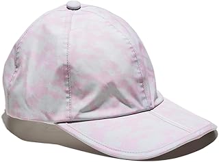 Salle Waterproof Womens Skinz Print Foldable Peak Cap PinkCream Womens Hat