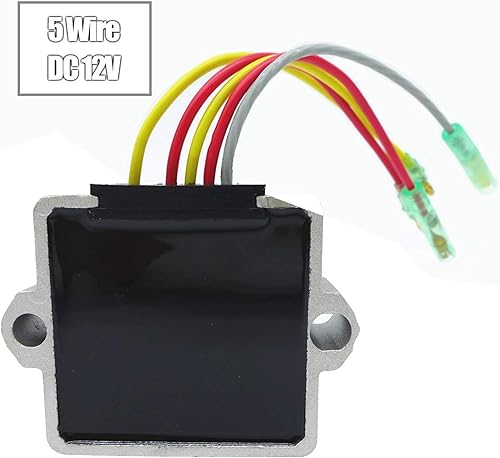 Miniatura 2 de Regulador de Voltaje Rectificador para Fueraborda Mercury Mariner, 194-5279 815279 9-17101, 5 cables 12V