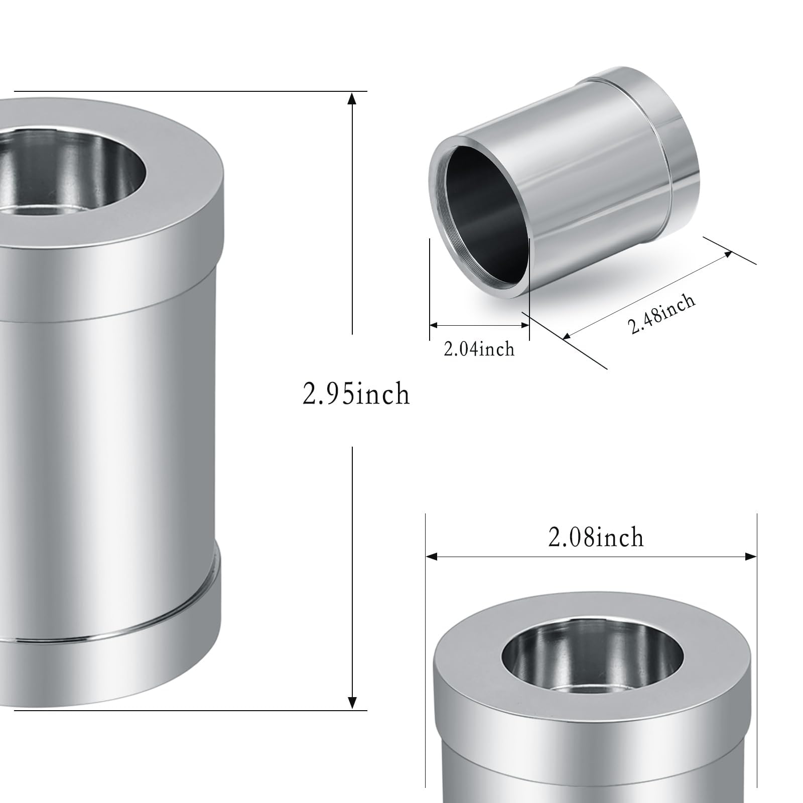 Minicremation Cremation Urn for Human Ashes Stainless Steel Candle Ash Holder Keepsake Urn for Ashes Candlestick Mini Funeral Urns for Pet Ashes (Tree of Life-Silver) - Image 2