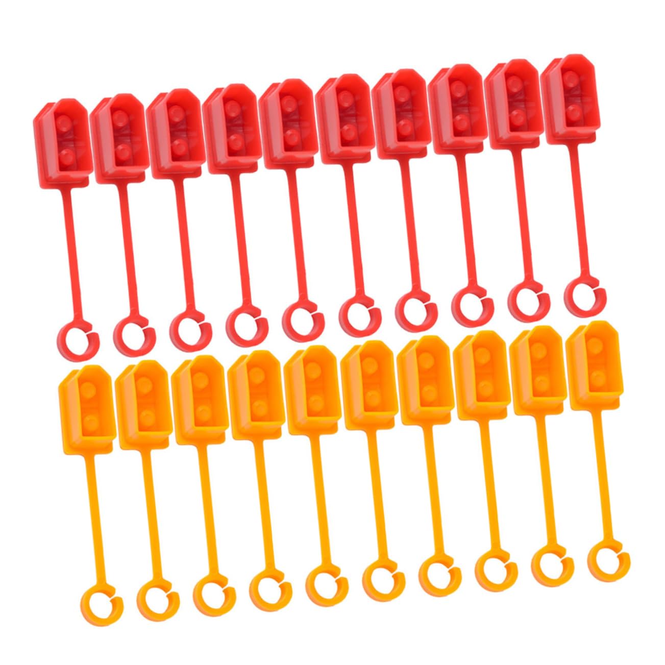 Ciieeo 40Pcs Plastic Plug Protective Caps for Model Battery Connectors Insulated Easy to Install Remove Abrasion Resistant Cover for Enhanced Safety and Durability