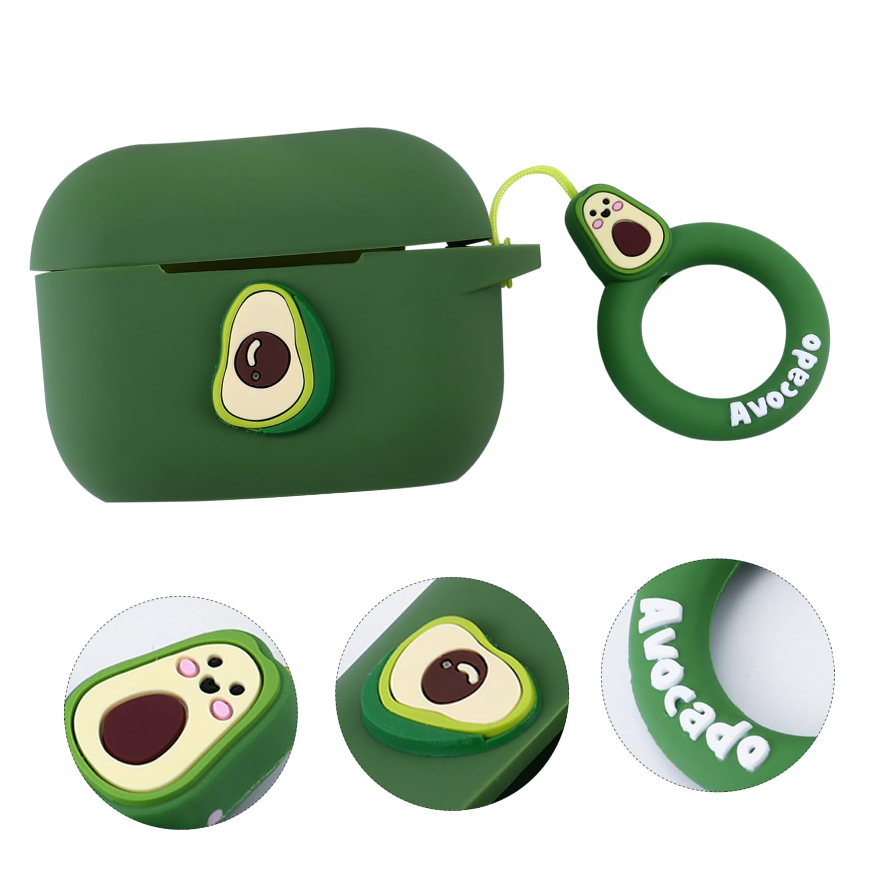 DOITOOL 3 Piezas Caso Auriculares Caja Auriculares Moda Funda para Gel Silicona Cubierta La Caja Carga Fruta Pro2 Envase Gel Sílice