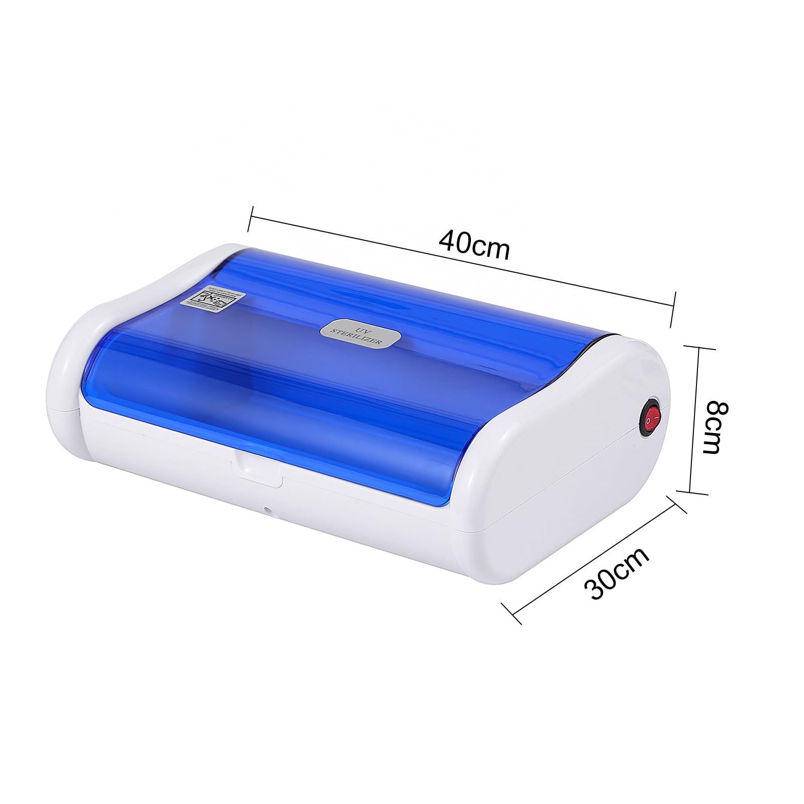 Cabinet de Stérilisateur UV, 8W Outils de Manucure Boîte de Désinfection UV, Appareil de Désinfection Professionnel, Armoire de Rangement pour Maison, Salon, Hôtel, Spa Equipement de Beauté