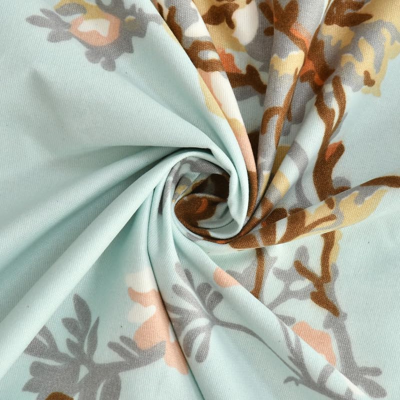 Image of Florida Polycotton Bedsheet (Reeva Blue, Super King)