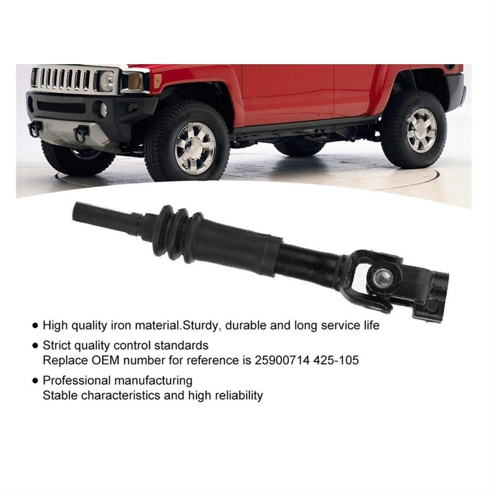 ARBRE DE DIRECTION inférieur pour Mercedes Benz AROCS 9614620401