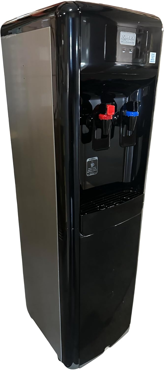 Aquverse 5PH Commercial Bottleless Water Cooler, Hot and Cold Dispenser, 52 inches, Black