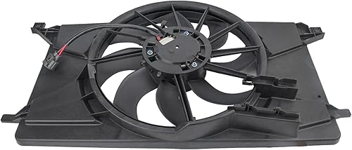 Miniatura 5 de Carbhub Conjunto de ventilador de refrigeración del radiador para Ford Focus 2.0L L4 2012-2017 Número de repuesto BV6Z8C607K, FO3115189, TYC622800,