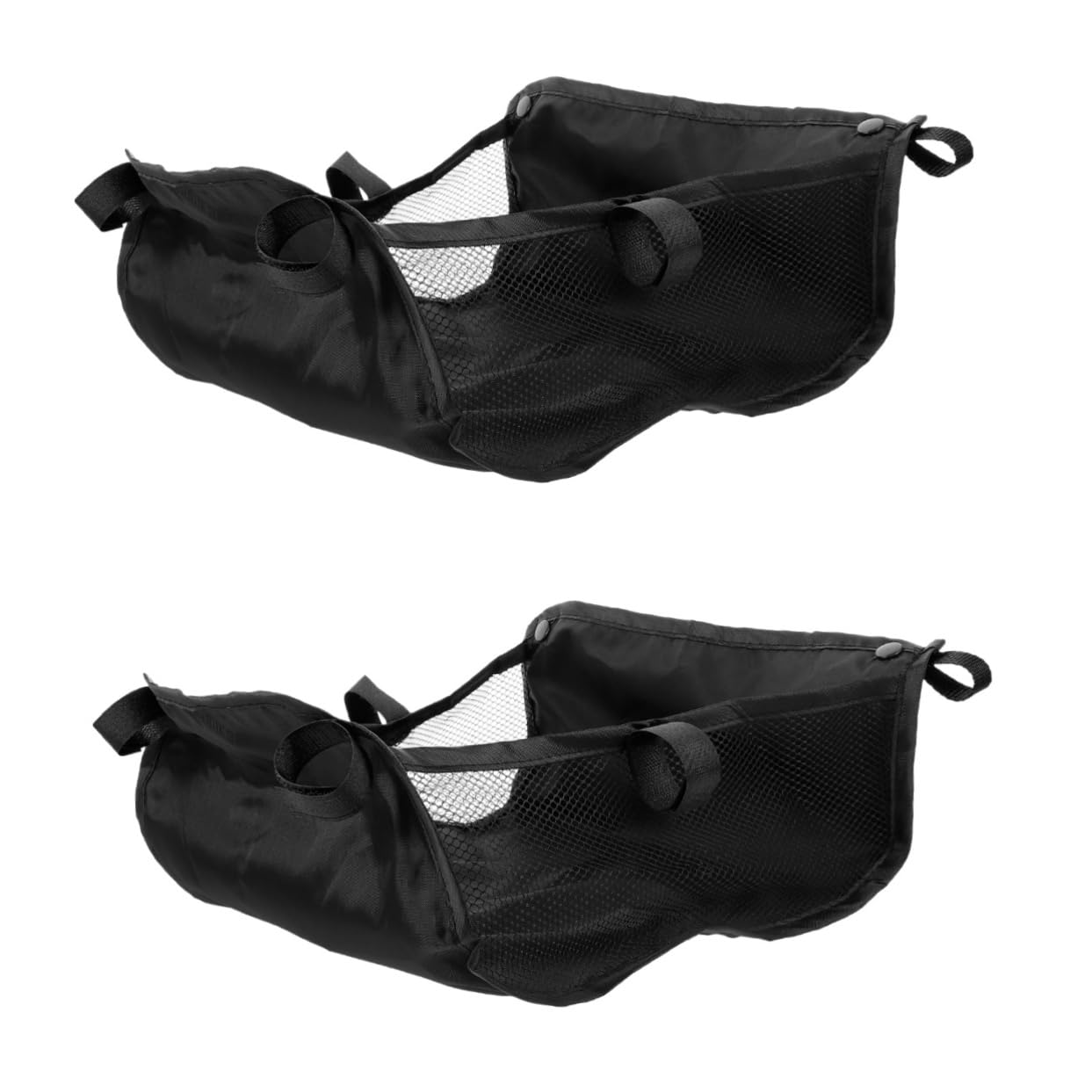 VICASKY 2pcs Stroller Storage Basket Organizer Net Bag Under Stroller Bottom Basket for Pushchair