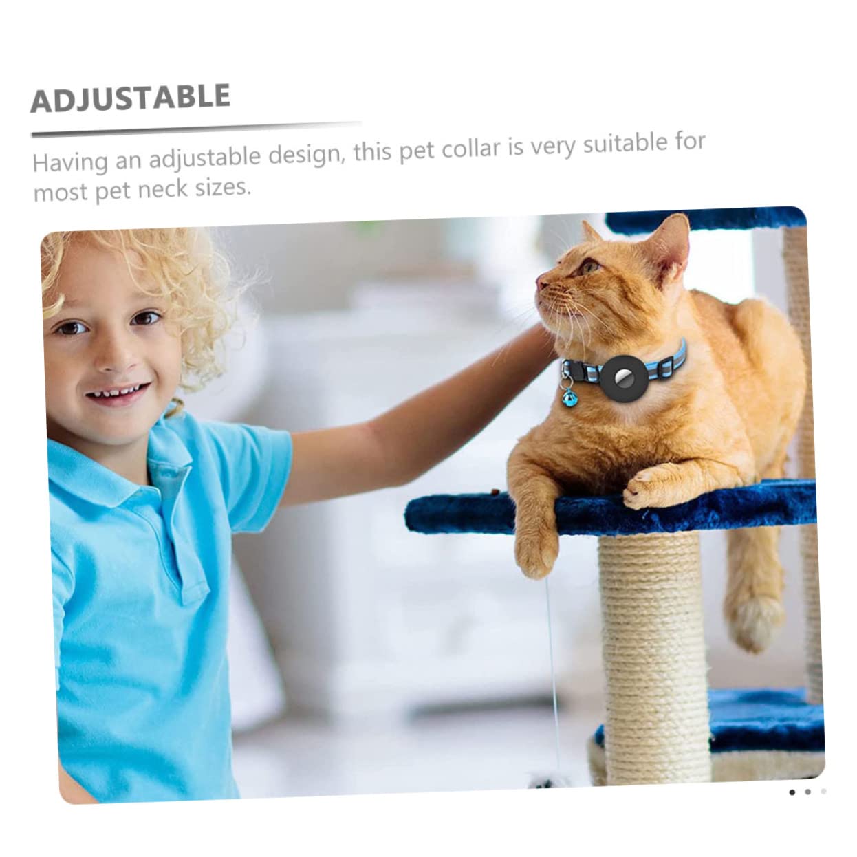 Happyyami 4pièces Collier pour Chat Réfléchissant avec Cloche Et Design De Traçage Et Sécurité Optimale Accessoire Léger pour Chats Et Petits Chiens
