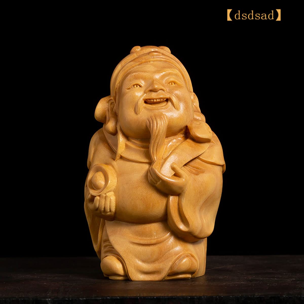 Amazon｜仏像 ミニ 可愛い 福の神 高級天然ツゲ木彫り 七福神置物 美術