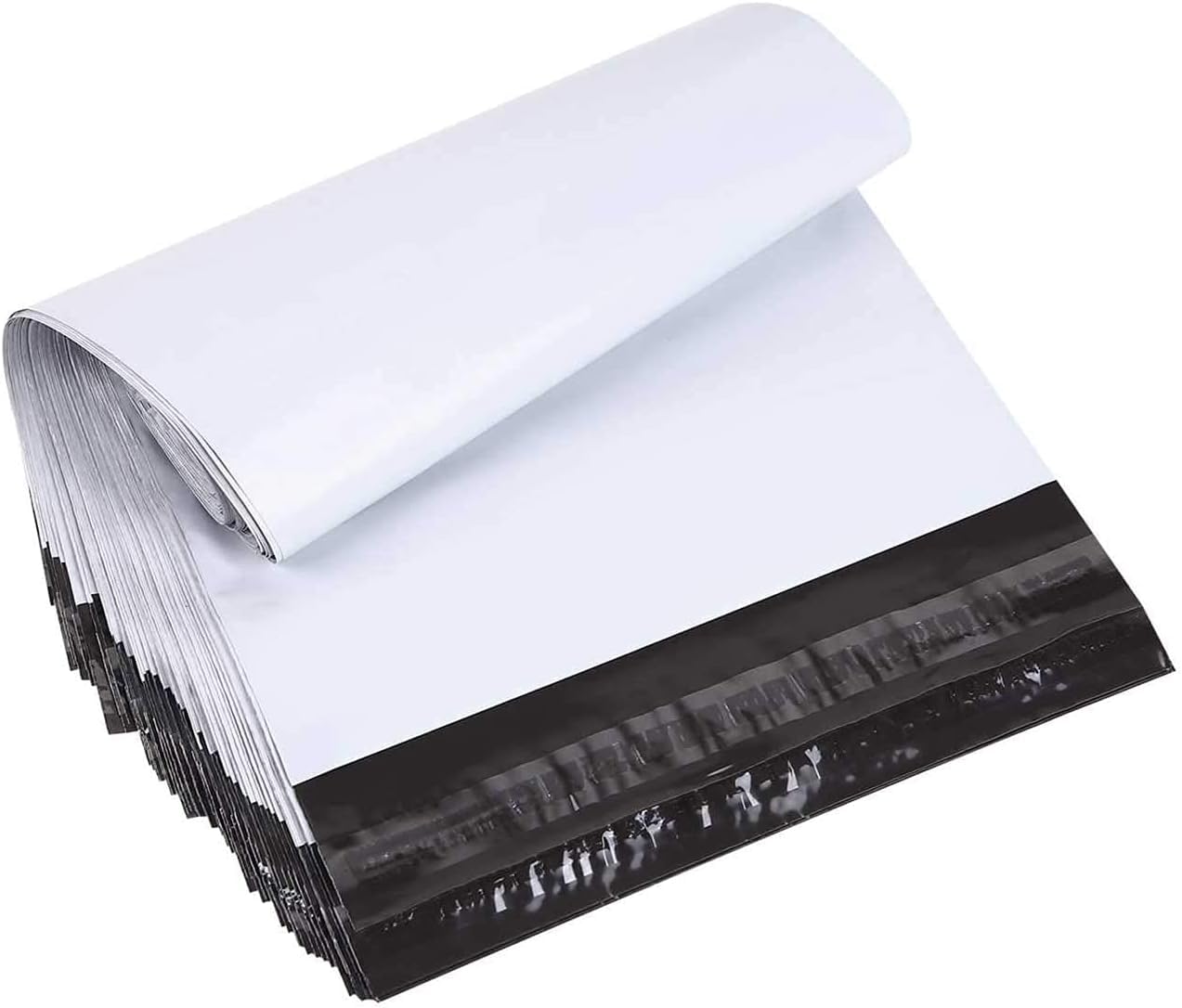 Lot de 100 sacs d'expédition opaques pour vêtements et textiles - Différentes dimensions (38,1 x 48,3 cm)