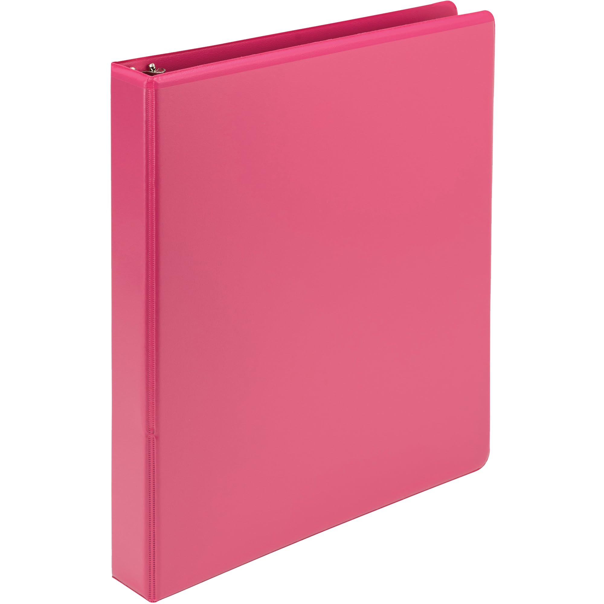 Samsill Plant-Based 1 Inch Durable Round Ring, View Binder, Eco-Friendly, USDA Certified Biobased, Single, Berry Pink
