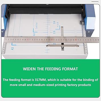 Electric Paper Book Stapler Creaser, A3 Brochure Stapler Folding Machine, Folder Dashed Machine Flat-Clinch Automatic Binding Machine