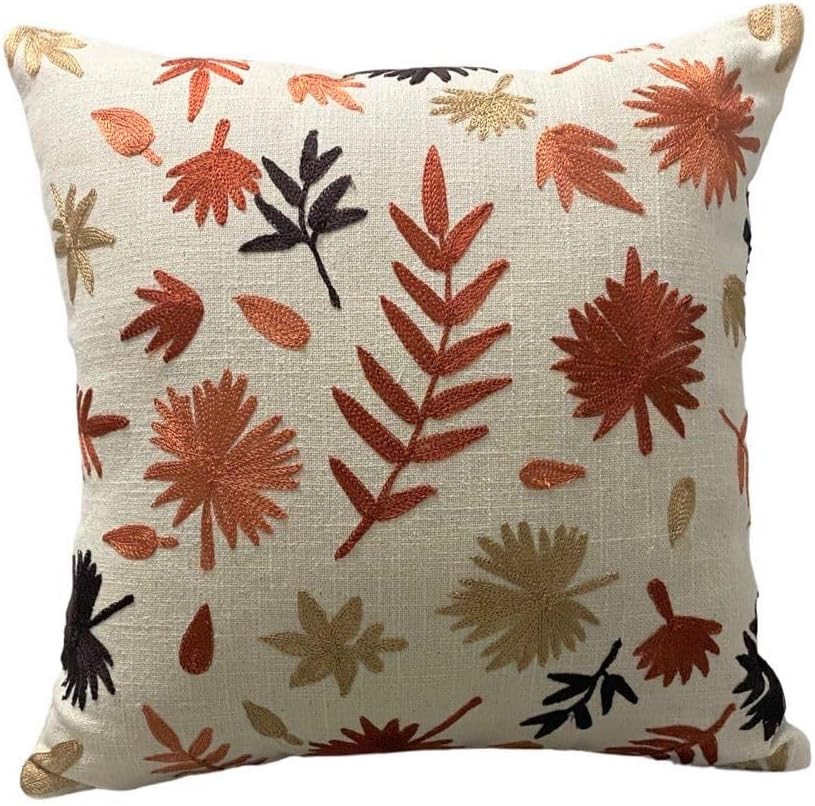 Noori Rug Vermont Ivory Throw Pillow, Medium, 2 Pound