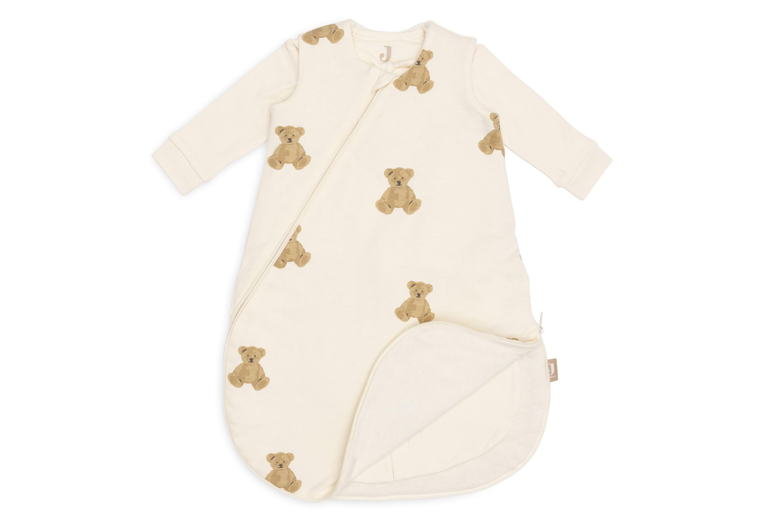 Jollein Baby Chłopcy, dziewczynki, noworodek, 60 cm, pluszowy miś, śpiwór całoroczny, miś