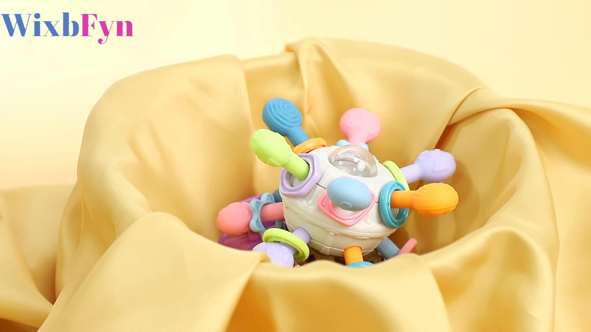 Hochet Bebe 0-3 Mois Jouet Dentition Bébé Jouet Bebe 6 Mois Montessori Cadeau Nouveau Né Bébé Fille Garçon 0-12 Mois (10 Pièces