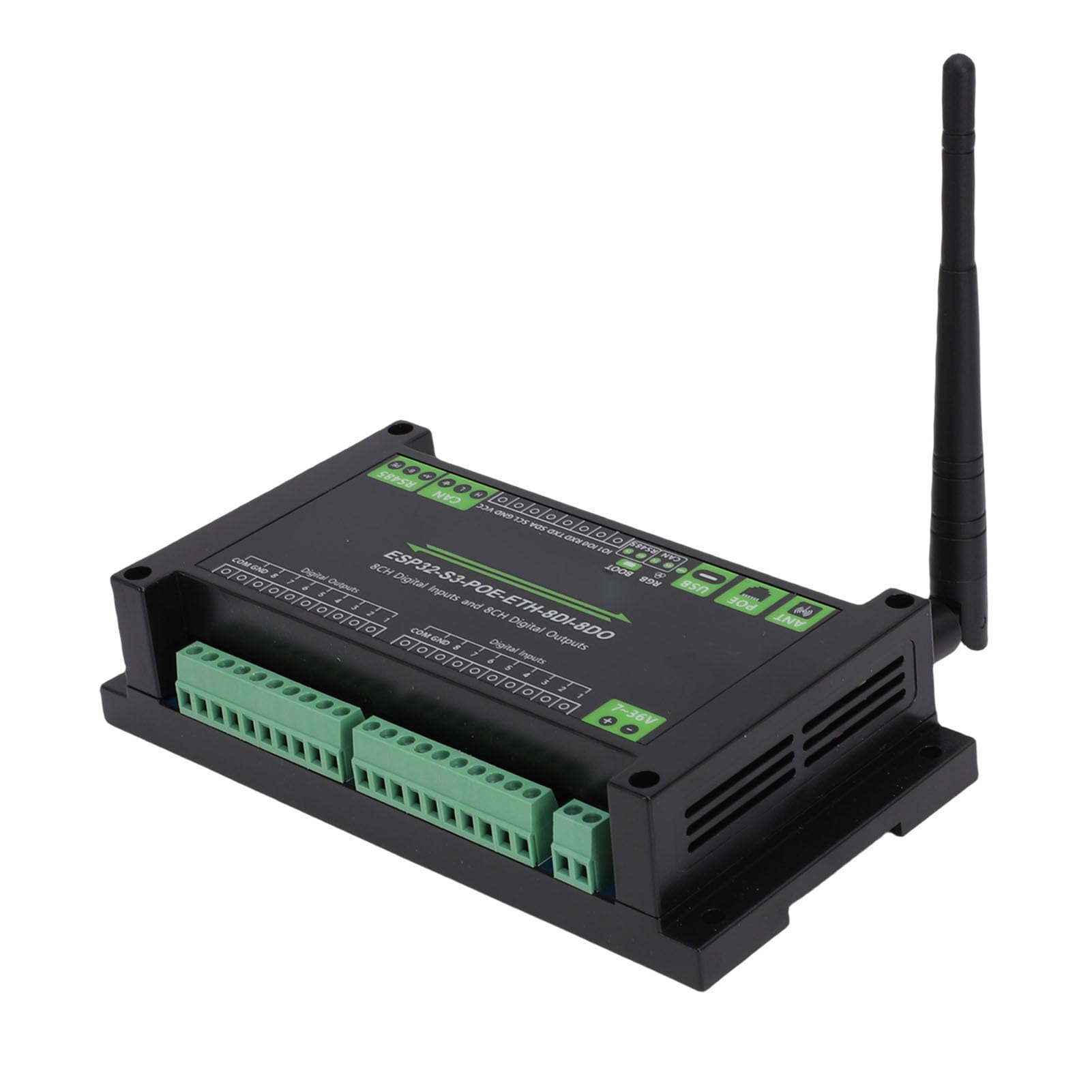Obsługa Przemysłowej Płyty Sterującej S3, 8-kanałowe Wyjście Cyfrowe, WiFi Bluetooth 2,4 GHz, Wiele Obwodów Zabezpieczających izolację, moduł Płytki Rozwojowej