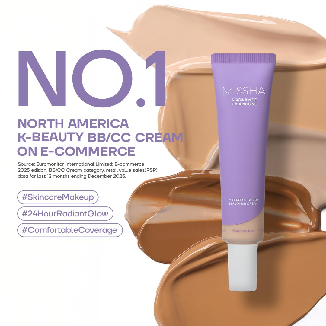 MISSHA M Perfect Cover Serum BB Cream - Medium Tan -2