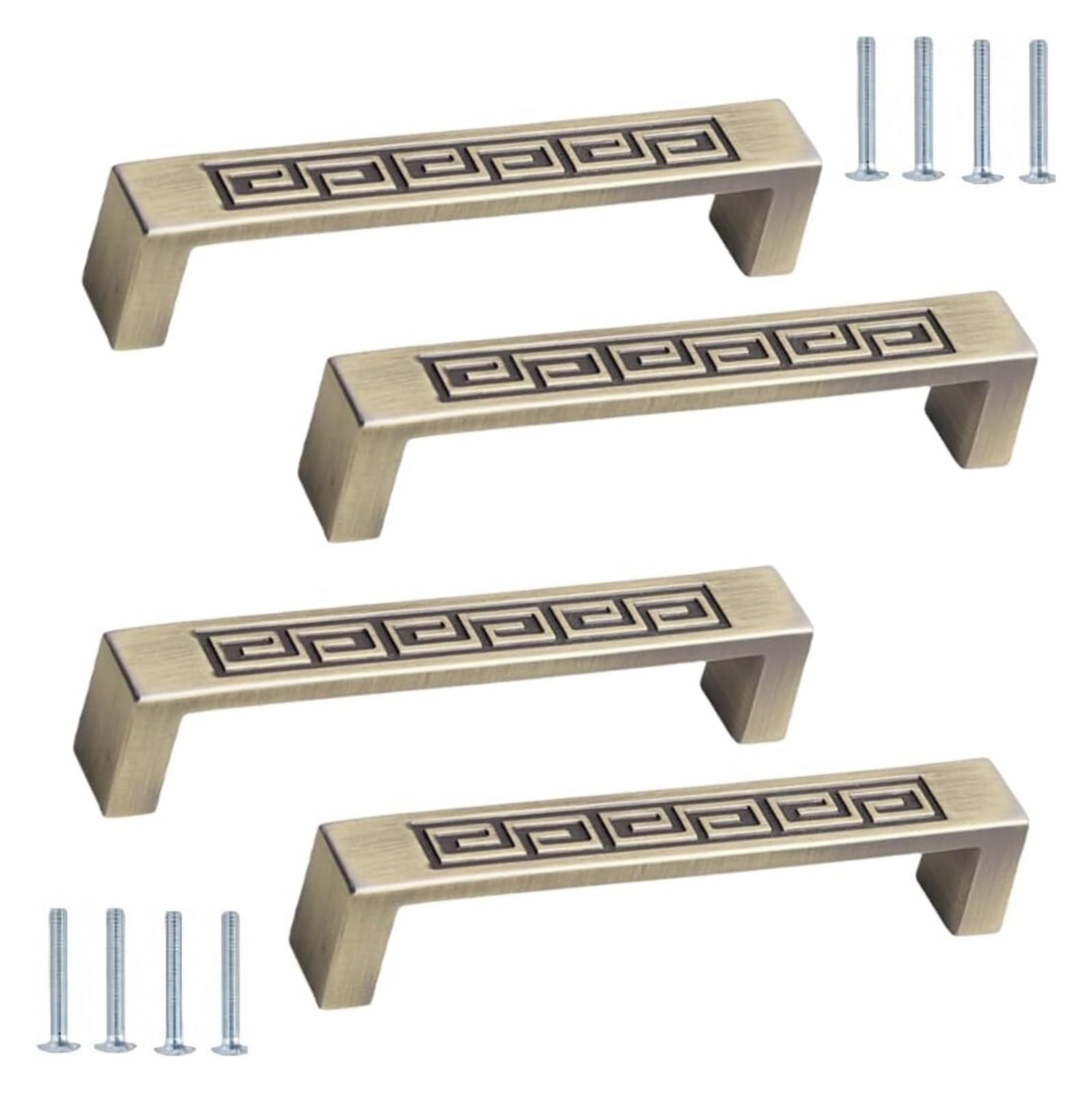 NLQCSXWEP Zinc Alloy Cabinet Bow Handle, Zinc Alloy Handles Blue 4 pcs for Cabinet Door Wardrobe(H-96mm)