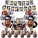 Attack on Titan Decorazioni Compleanno Set,Attack on Titan Crewman Party Supplies,Banner di Buon Compleanno,Palloncini,Cake Topper per Bambini Ragazzi Ragazze,Festa Casa Decorativa Attack on Titan