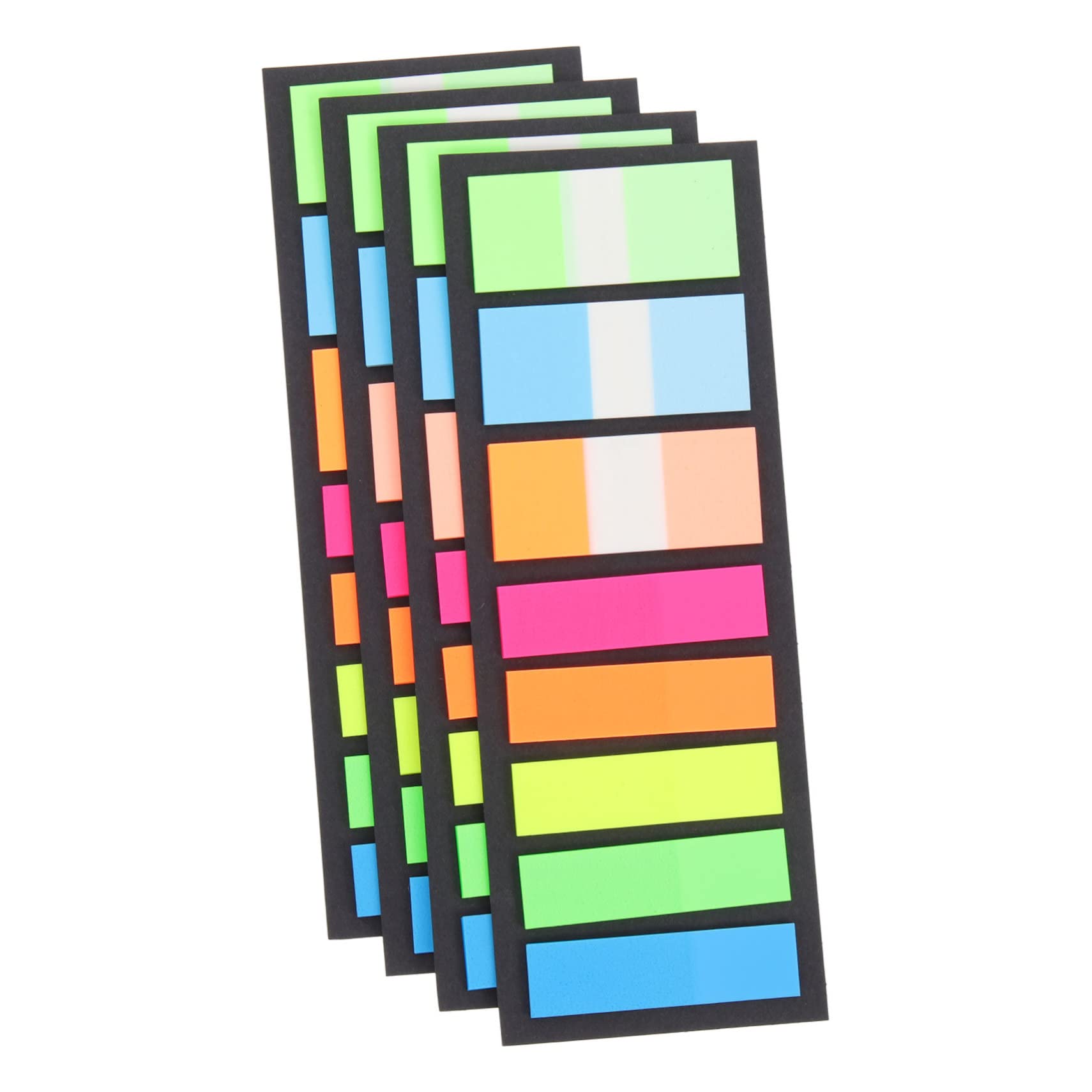 MAGICLULU 5 Piezas 4 Etiqueta Transparente Fluorescente Pestañas Adhesivas Para Cuadernos Reglas De Seguimiento De Lectura Nota Dispositivo Rastreador Extractivo Alumno Papel Japones