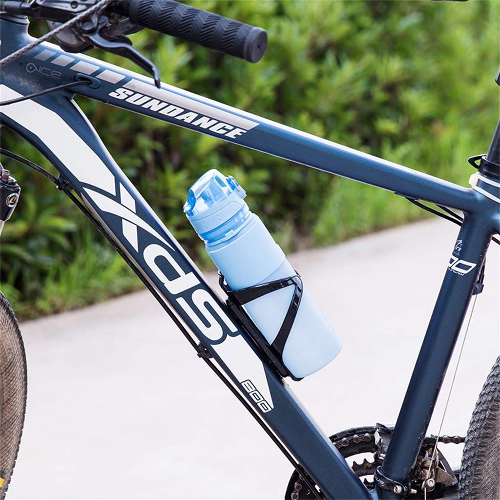 Klappbarer Wasserbecher, Rollbar Auslaufsicher Kind Tragbar Outdoor-Sportarten Wasserflasche 500 Ml (2 Farben)