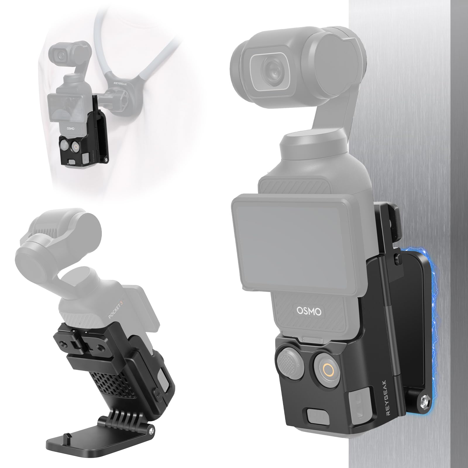 Support Magnétique Pour DJI Osmo Pocket 3 Adaptateur D