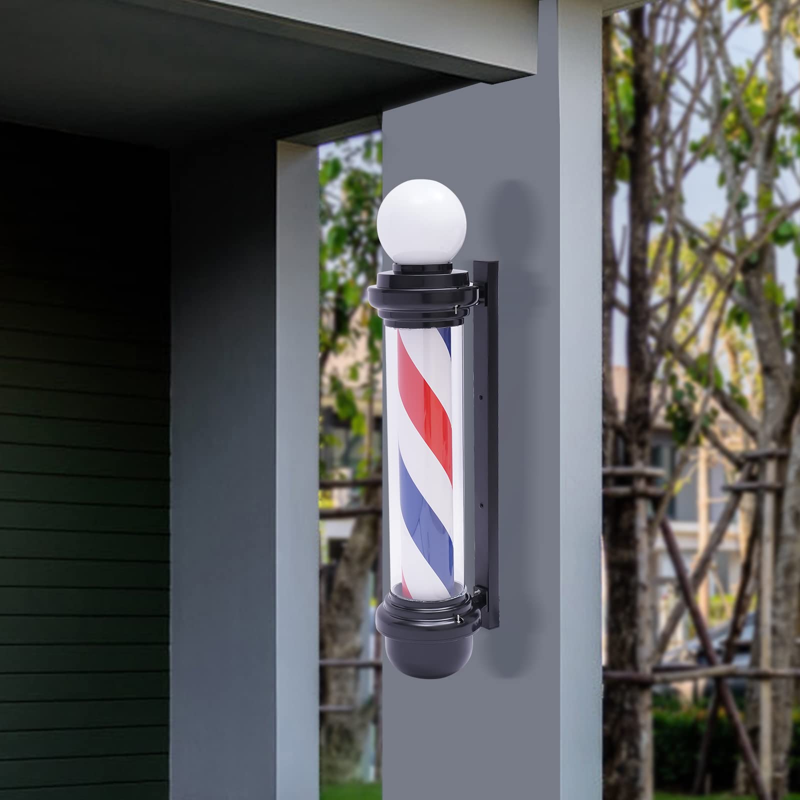 Amazon.com: Barber Shop Pole Rotating Light, 32