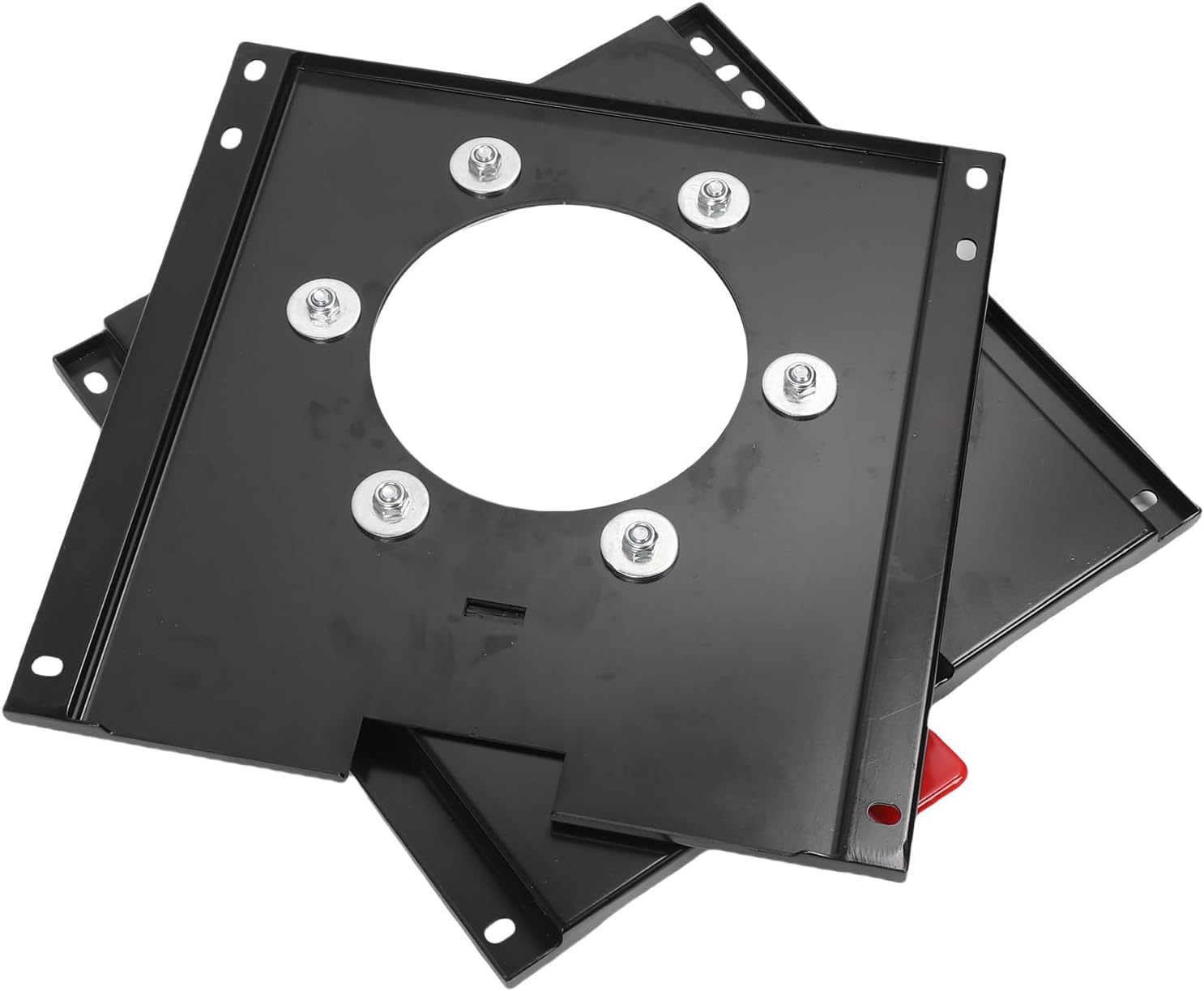 Luocute Swivel Car Seat Van Base, Car Seat 360 Degree Rotating Heavy Duty Swivel Base Steel Plate for Most RV Commercial Vehicle Engineering Vehicles Campervan Motorhome