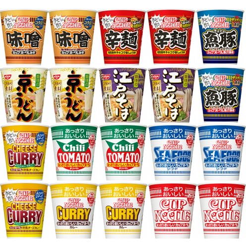 Amazon.co.jp: カップヌードル 10種x2個 アソートセット 食べ比べ C20x