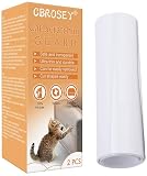 CBROSEY Kratzschutz Katze,Anti Kratze Katzen,Antikratzfolie Katze,Couch Kratzschutz Katze Sofa,Kratzwand Katze,Anti-Scratch Cat Scratching Abschreckungsband,Schutzvorrichtungen für Teppich,Couch,Sofa