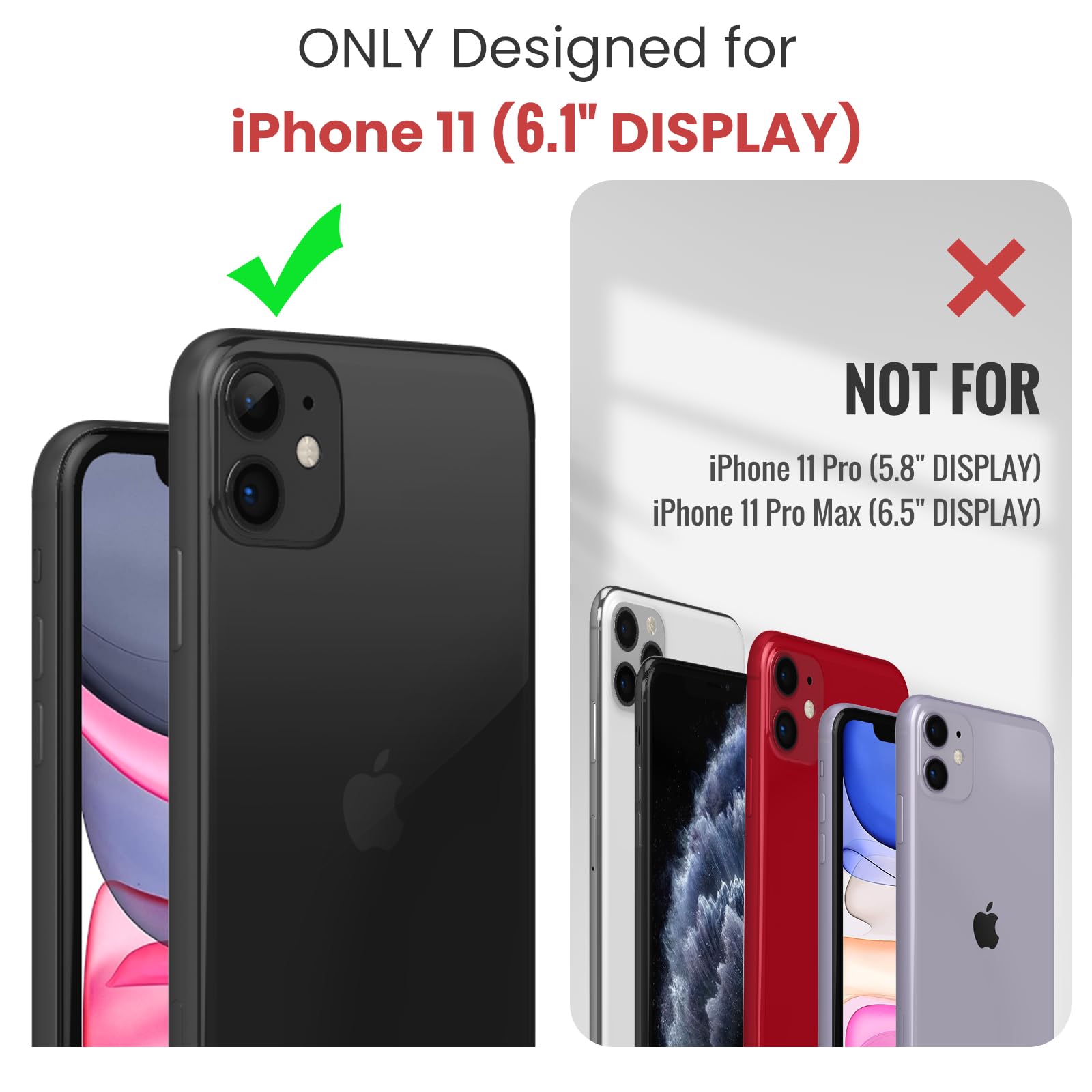 Strapurs Crossbody for iPhone 11 Wallet Case?RFID Blocking? with 7-Card Holder Zipper Bills Slot, Soft PU Leather Magnetic Wristlet Shoulder Strap for iPhone 11 Phone Case Wallet for Women,Wine Red