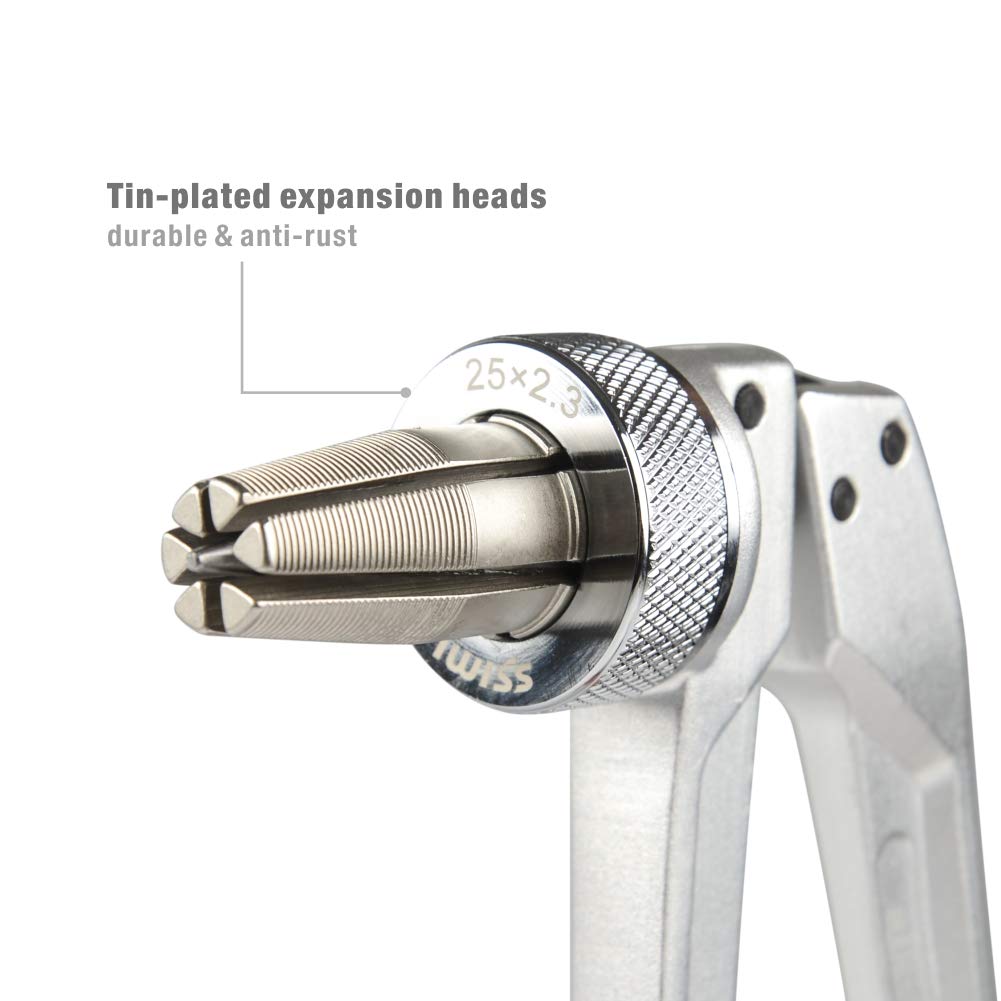 iCrimp PEX - Kit de herramientas manuales para expansión de tubos de 16 mm, 20 mm, 25 mm y 32 mm para herramientas Uponor y Milwaukee | Extensión manual PEX para tubos de 16, 20, 25, 32 mm, compatible con sistemas Uponor y F1960, incluye lubricante y male