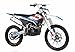 HHH Apollo Thunder 250cc RFN DLX with Headlight and 5 Speed Manual Clutch Thunder Proactive 250 Dirtbike 250cc Bike Racing Dirt Bike Deluxe (Blue)