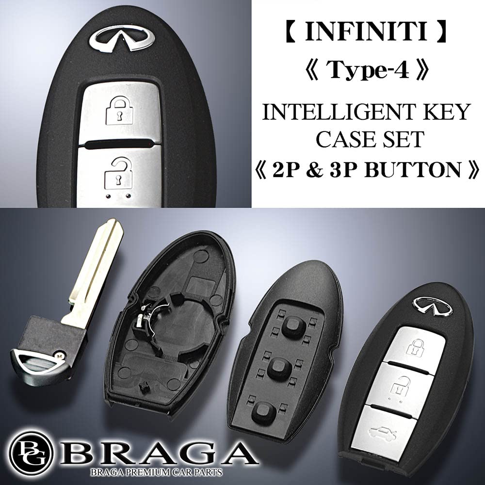 Amazon | ブラガ製 日産車 互換品 タイプ4 汎用 インフィニティ