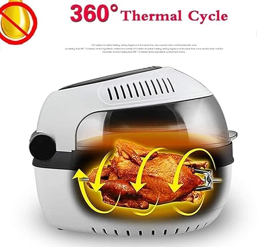 Miniatura 5 de Freidora de aire para el hogar, cocina sin aceite con temporizador automático y control de temperatura para una cocción saludable sin aceite y baja