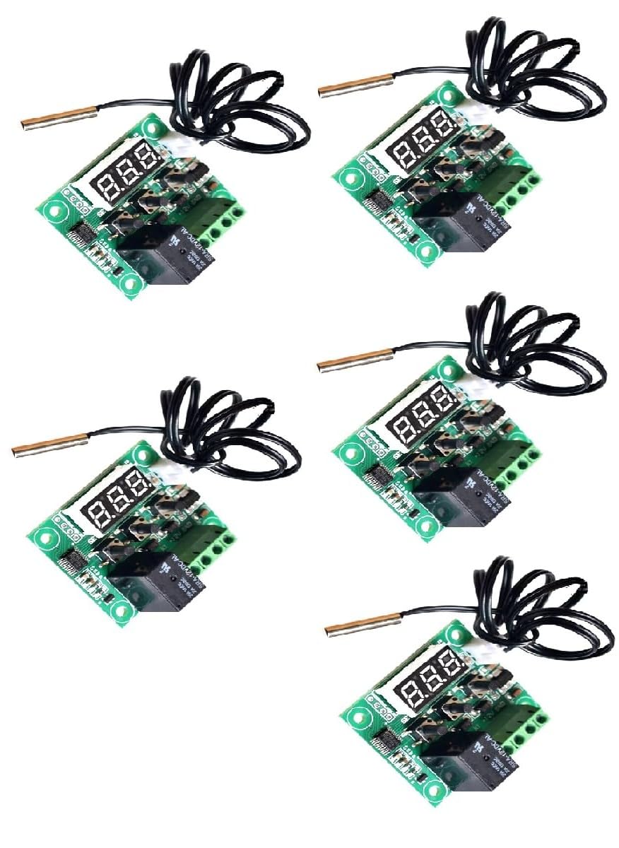 humbe&co - save trees, save earth w1209 12v dc digital temperature controller board micro thermostat -50-110° c electronic cool temp control module switch (5)