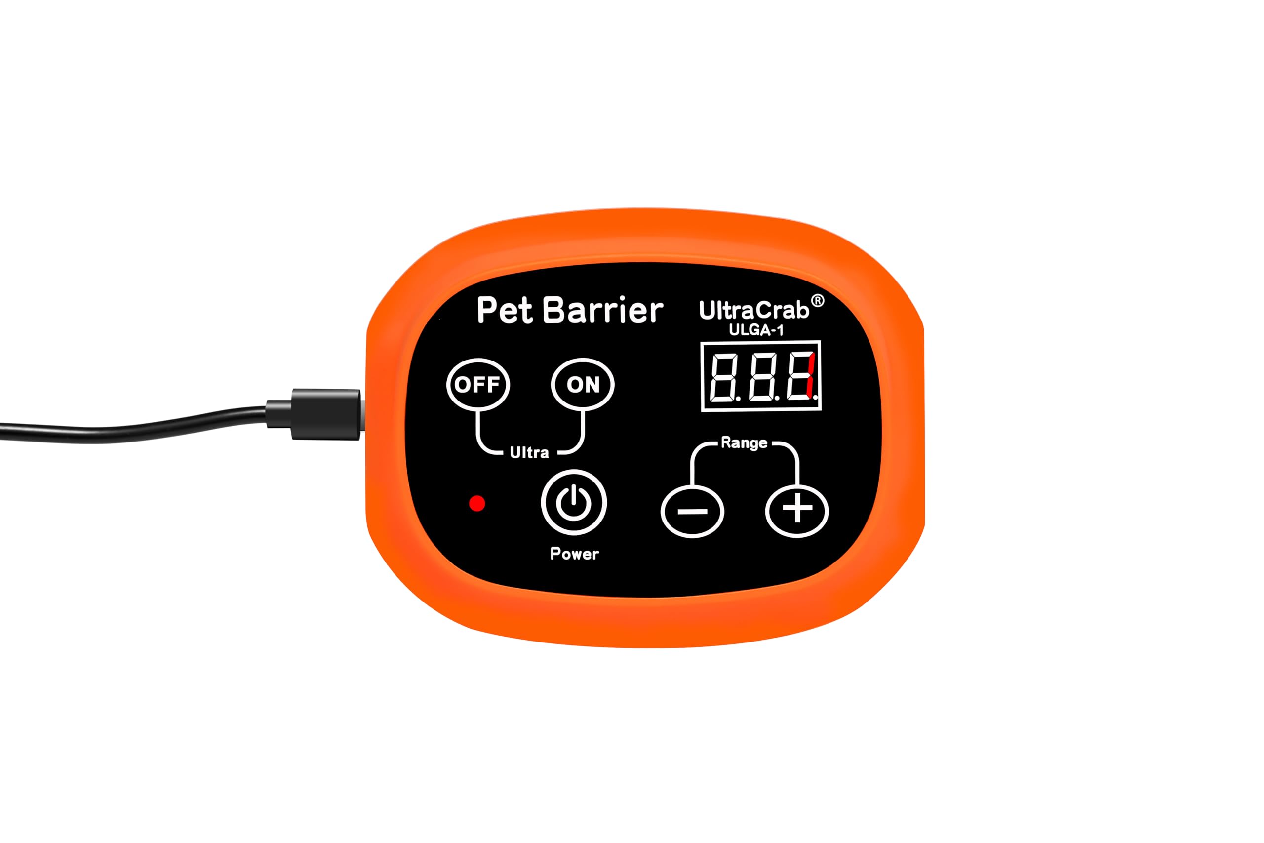 UltraCrabUltraCrab Transmitter for Indoor Pet Barrier for Dogs,Wireless Indoor Electric Fence,Keeps Areas Off Limits,Dog Home Proofing, Orange