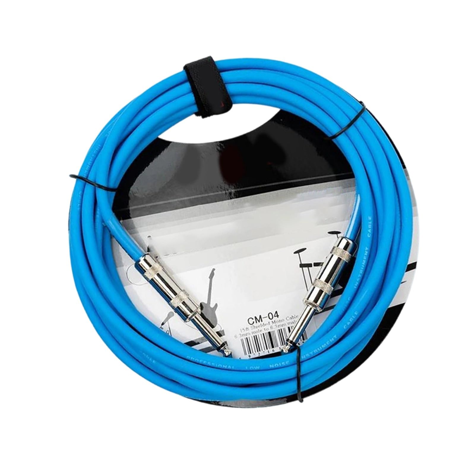 Zestaw Kabli Gitarowych Kabel Do Wzmacniacza Gitary Elektrycznej I Basu Z Wtyczką 6.35 Mm