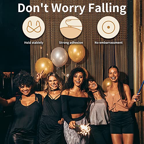 Nipple Covers For Women Reusable - 6.0Inch Breast Lift Nipple Pasties For C-Ddd Cup Plus Size Push Up Sticky Bra For Large Breast Silicone Adhesive Strapless Bras Invisible Lifting Boob Cover #TOP6